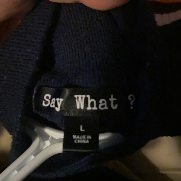 turtleneck cropped shirt/sweater - Picture 2 of 2